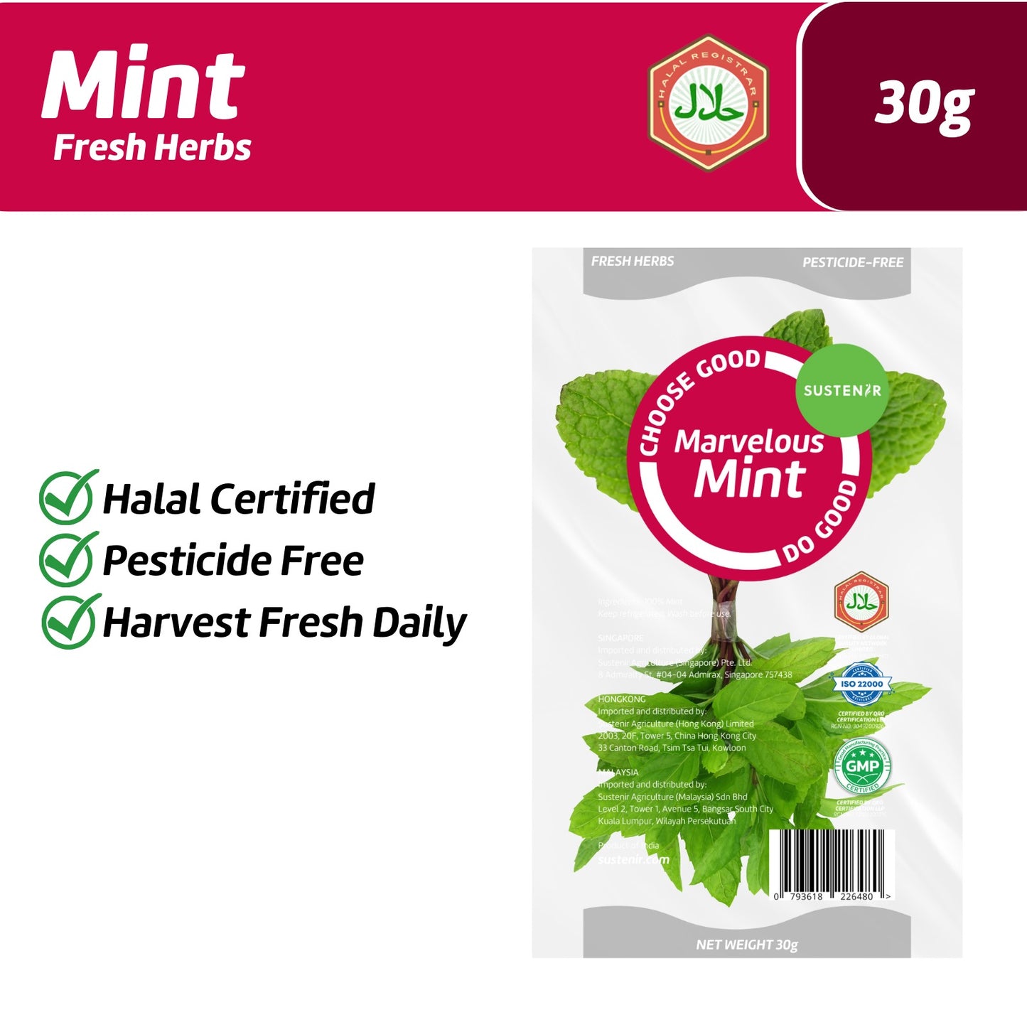 Ugly sustenir mint 30g
