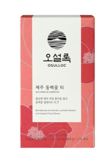 Osulloc Jeju Camellia Flower Tea 2g x 20 (BBD: 8 oct 2023)