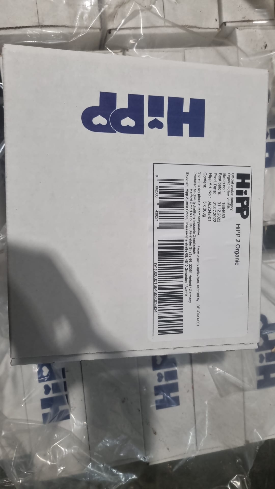 Hipp Organic Stage 2 Follow-On Baby Formula (BBD : 31 December 2023)