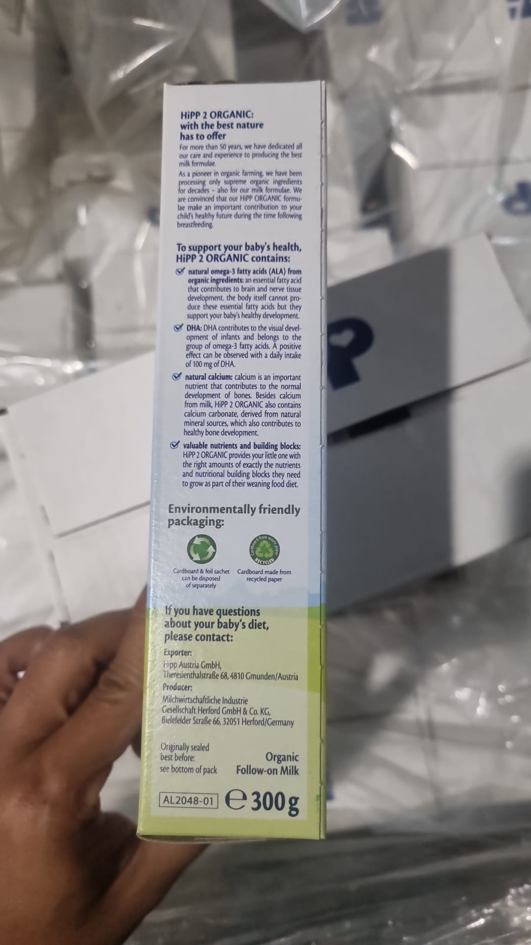 Hipp Organic Stage 2 Follow-On Baby Formula (BBD : 31 December 2023)