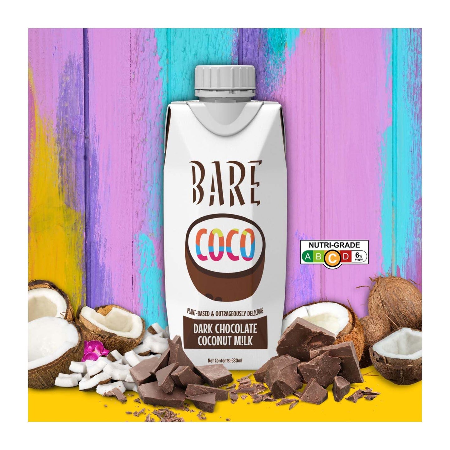Coco Bare Milk various flavour (24x330g)(exp 27 nov to 7 december)