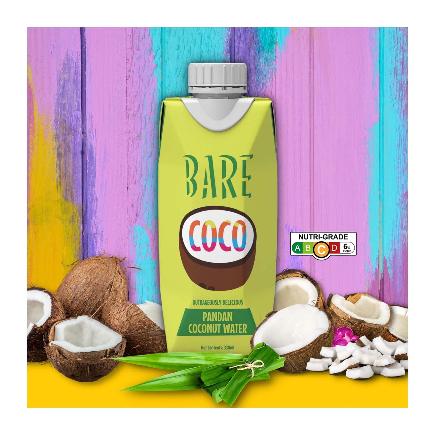 Coco Bare Milk various flavour (24x330g)(exp 27 nov to 7 december)