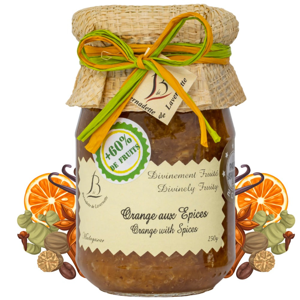 Excess Orange w spices Jam 250g (55% fruit) (BBD: 25/05/24)