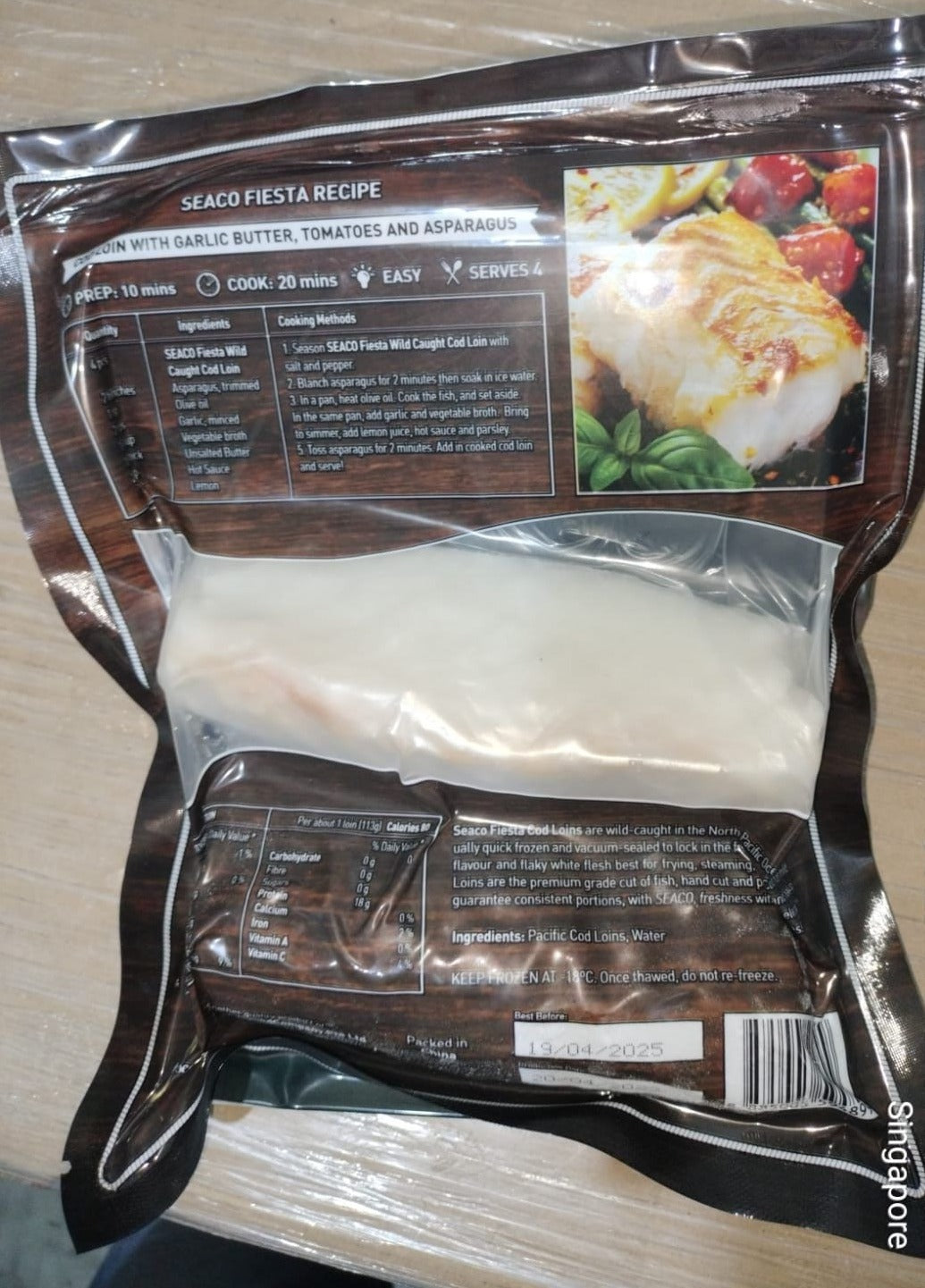 Excess Seaco Cod Loin (227g)