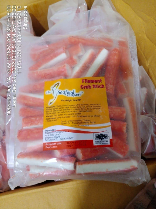 Excess Surimi Crab Stick 1kg unwrapped