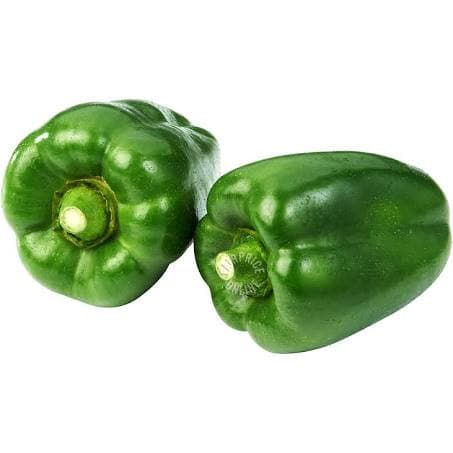 capsicum green - 500g (malaysia).